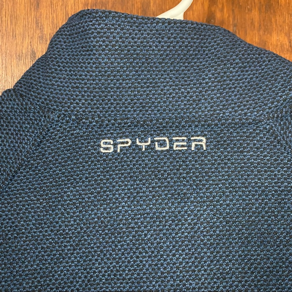 :::NWT:::Spyder frontier zip up jacket blue and black size medium men - Picture 7 of 13